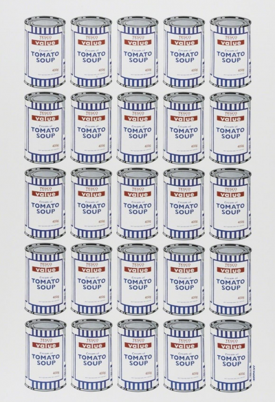 BANKSY (d’après) - Boîtes de soupe crème de tomates Tesco Value, 2006 - Impression offset 2