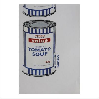 BANKSY (d’après) - Boîtes de soupe crème de tomates Tesco Value, 2006 - Impression offset 2