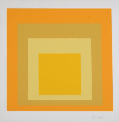 Josef ALBERS - Homage To the Square, 1971 - Silkscreen 2