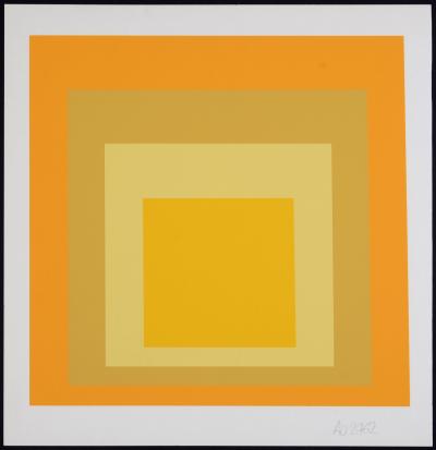 Josef ALBERS - Homage To the Square, 1971 - Silkscreen 2