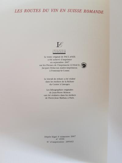 Paul Anex Les routes du vin en suisse romande 2