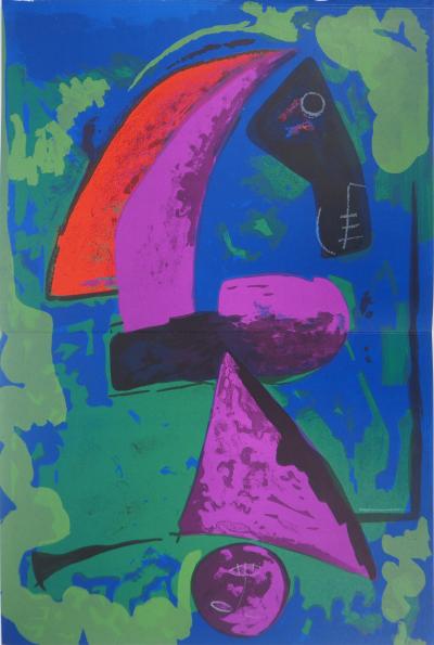 Marino MARINI : Guerrier, 1968 - Lithographie originale 2