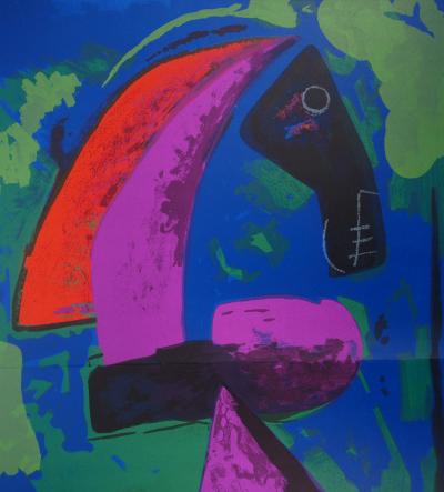 Marino MARINI : Guerrier, 1968 - Lithographie originale 2