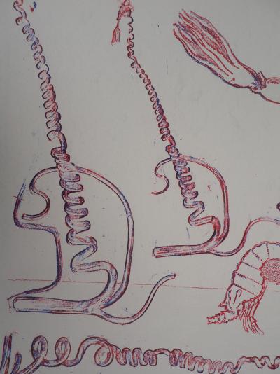 Max ERNST - Composition surréaliste, 1974 - Lithographie originale 2