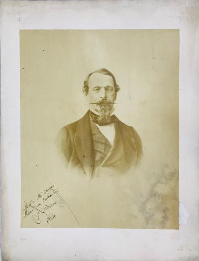 Eugène DISDERI- Photographie avec autographe signé 2