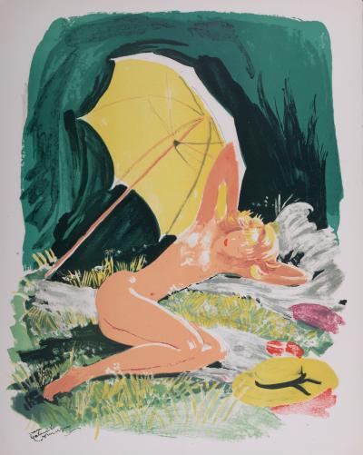 Jean-Gabriel DOMERGUE - La Parisienne : Starlette, 1956, Lithographie Originale 2