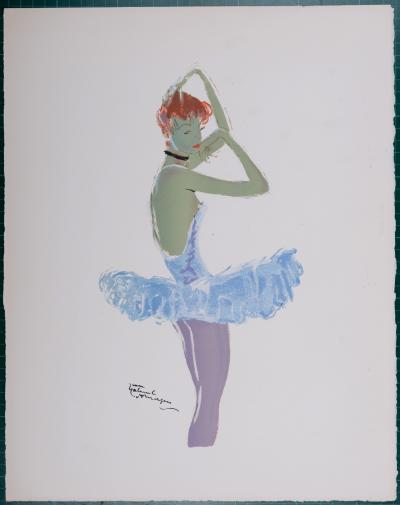 Jean-Gabriel DOMERGUE - La Parisienne : La Femme d’Etat, 1956 - Lithographie Originale 2