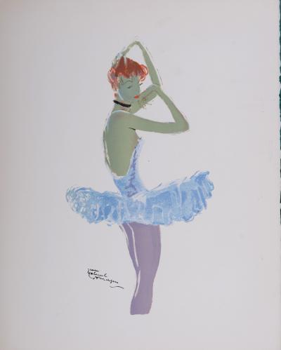 Jean-Gabriel DOMERGUE - La Parisienne : La Femme d’Etat, 1956 - Lithographie Originale 2