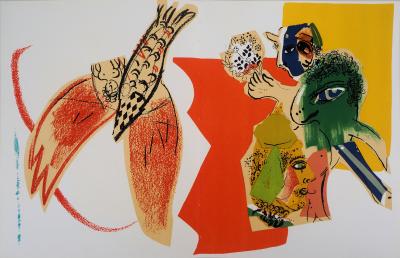 Marc Chagall - Rêve au cirque, 1966 - Lithographie originale 2