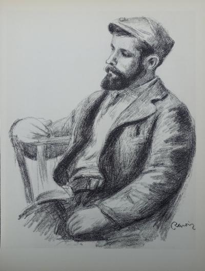 Pierre Auguste RENOIR (d’après) : Louis Valtat, 1951 - Lithographie signée 2