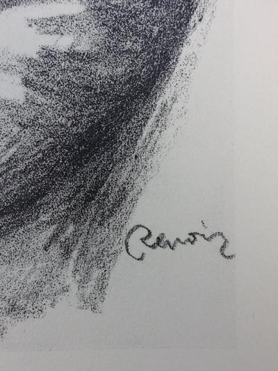 Pierre Auguste RENOIR (d’après) : Louis Valtat, 1951 - Lithographie signée 2