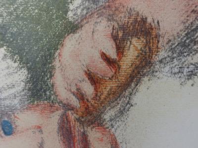 Pierre Auguste RENOIR (d’après) - Enfant au biscuit, 1951 - Lithographie signée 2