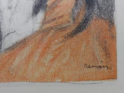 Pierre Auguste RENOIR (d’après) - Le chapeau épinglé, 1951 - Lithographie signée 2