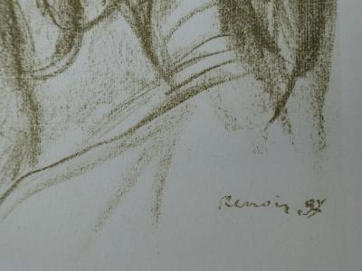 Pierre Auguste RENOIR (d’après) - Le chapeau épinglé, 1951 - Lithographie signée 2