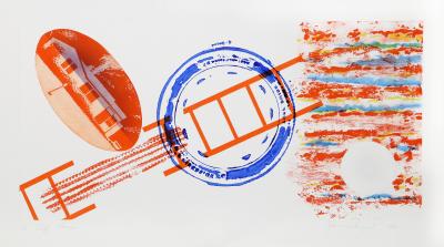 James ROSENQUIST - Cliff Hanger, 1978 - Gravure signée 2