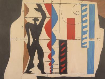 LE CORBUSIER (d’après) -  Le Modulor, 2014 - Affiche d’exposition 2
