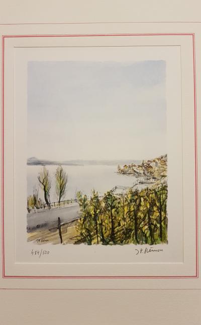 Jean Pierre REMON - Paysages en suisse romande, 1986 - Lithographies signées 2