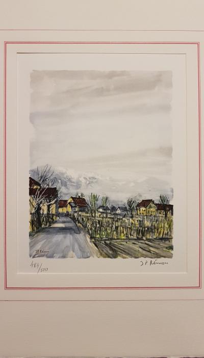 Jean Pierre REMON - Paysages en suisse romande, 1986 - Lithographies signées 2