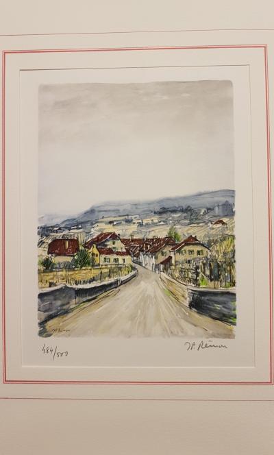Jean Pierre REMON - Paysages en suisse romande, 1986 - Lithographies signées 2