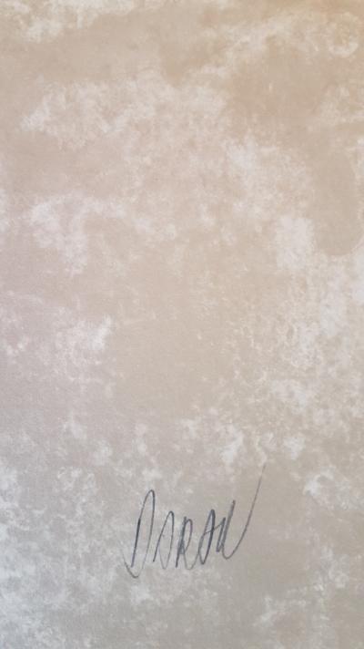 Gérard DARAN - Jacques Brel - Lithographie signée au crayon 2
