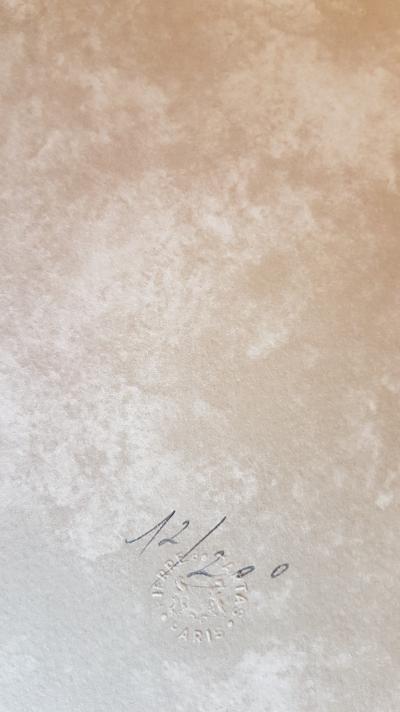 Gérard DARAN - Jacques Brel - Lithographie signée au crayon 2