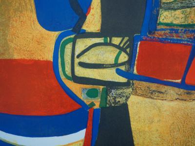 Maurice ESTEVE - La joie, 1965 - Lithographie originale 2