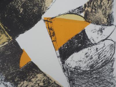 Marino MARINI - Cheval et cavalier, 1963 - Lithographie originale 2