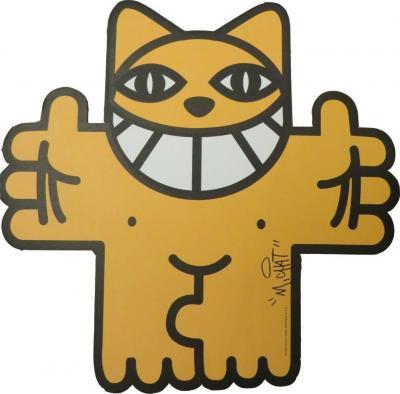 M. Chat - Sans titre, 2014 - Impression sur carton signée 2
