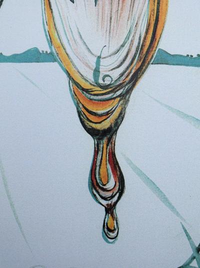 Salvador DALI (d’après) - Montre Molle - Lithographie signée et numérotée 2