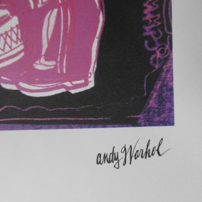 Andy WARHOL (d’après) - Panda batteur Rose - Lithographie 2