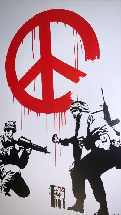 Banksy (d’après) - Peace Army - Impression offset 2
