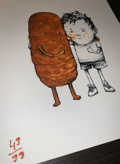 DRAN - Best Friend, 2018  - Lithographie signée au crayon 2