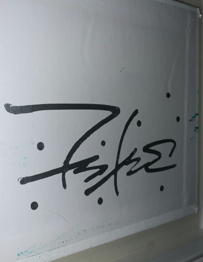 FUTURA 2000 - Galaxy, 2000 - Peinture sur toile signée 2