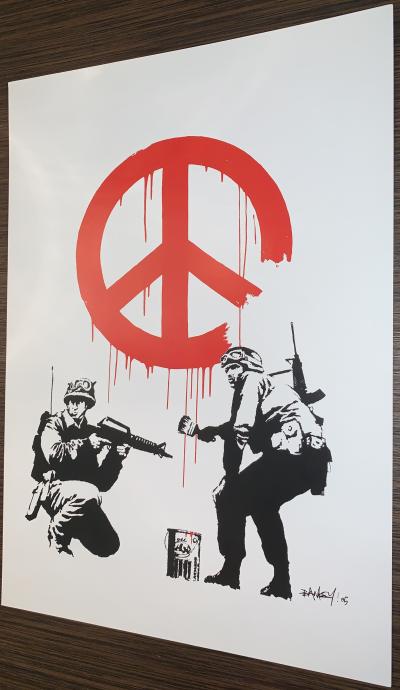 Banksy (d’après) - Peace Army - Impression offset 2
