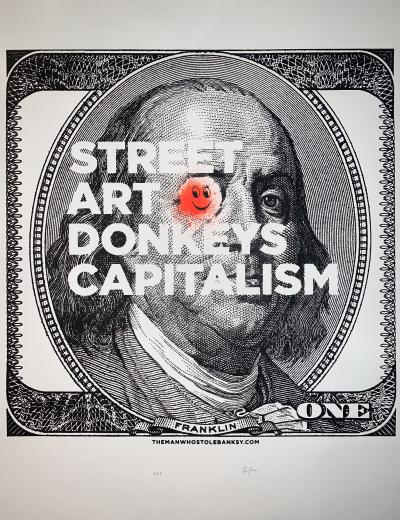 Paolo PROSERPIO - The Man Who Stole Banksy - Lithographie rehaussée 2