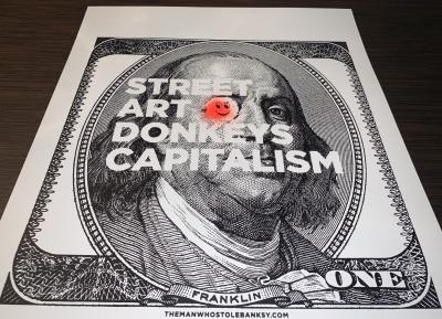 Paolo PROSERPIO - The Man Who Stole Banksy - Lithographie rehaussée 2