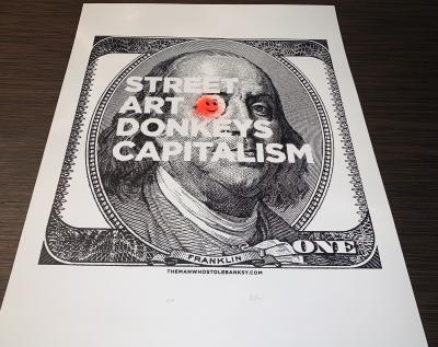Paolo PROSERPIO - The Man Who Stole Banksy - Lithographie rehaussée 2
