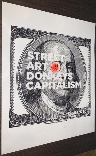 Paolo PROSERPIO - The Man Who Stole Banksy - Lithographie rehaussée 2