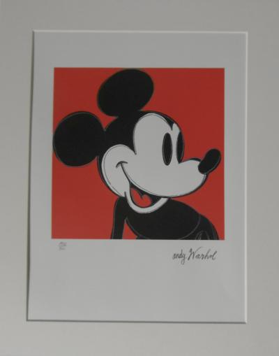 Andy WARHOL (d’après) - Mickey Mouse - Lithographie 2
