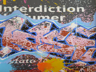 Nasty Plaque de métro émaillée 2015 2