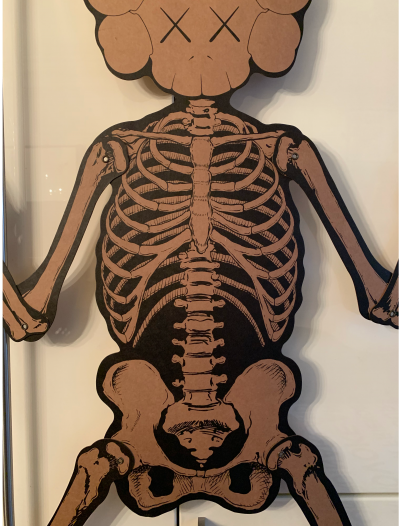 KAWS - Skeleton, 2017  - Sérigraphie sur carton 2