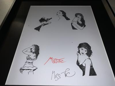MISS.TIC - Plusieurs Facettes, 2019 - Dessin au tampon 2