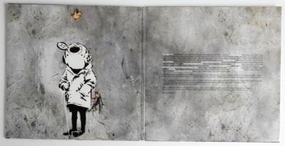 Banksy - Think Tank - Sérigraphie sur pochette de vinyl et vinyl - Edition Limitée 2