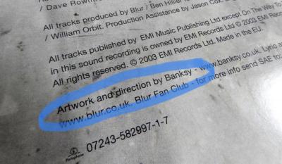 BANKSY (d’après) - Think Tank - Impression offset sur pochette vinyle 2