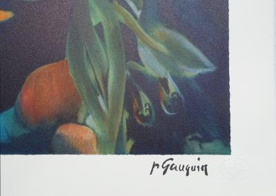Paul GAUGUIN (d’après) : Vahinée au cheval Blanc - Lithographie signée 2