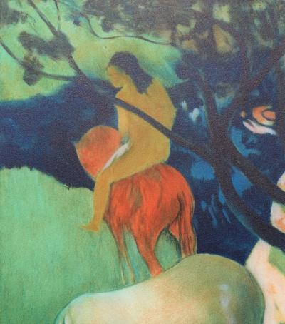 Paul GAUGUIN (d’après) : Vahinée au cheval Blanc - Lithographie signée 2