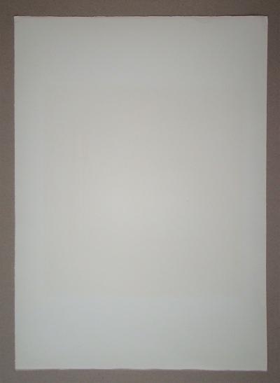 Mario RADICE - Compositione astratta rosa, 1975 - Lithographie originale signée 2