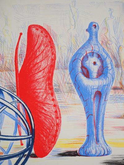 Henry MOORE : Sculptural Objects - 1949 - Lithographie originale Signée 2