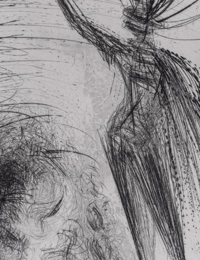 Salvador DALI - Vieux Faust - Faust, 1969 - Gravure originale 2
