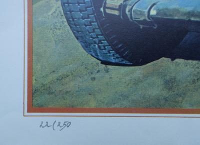 Edouard KUHN : NAPIER 1900 - Lithographie signée et numérotée, 1972 2